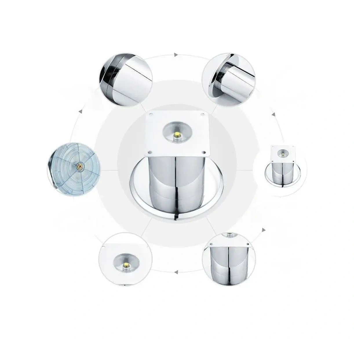 Furniko Mobilya Ayakları Metal 15 Cm 162845886 Krom