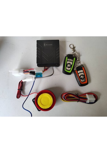 Ranyeek Motosiklet Güvenlik Sistemi: Uzaktan Kontrol, Tehlike Alarmı, Keyless Başlatma, 125db Siren, Bluetooth Desteği Cs-159a1