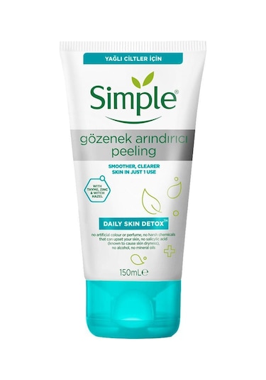 Simple Daily Skin Detox Gözenek Arındırıcı Peeling 150 ML
