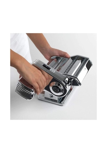 Marcato Atlas 150 Elektrikli Motorlu Makarna Kesme Makinası Gümüş