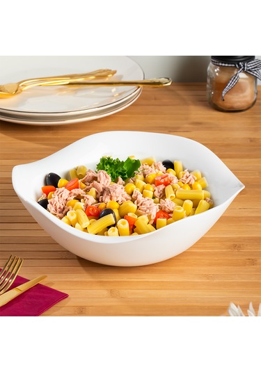 Porsima 401259 Porselen Kase Büyük Salata Kasesi Makarna Tabağı