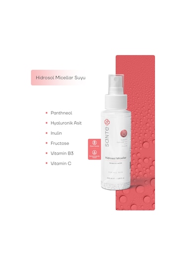 Sante Plus Hidrosol Micellar Yüz Temizleme Suyu 200 ML