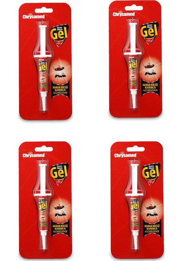 Chrysamed Fibron Hamam Böceği Ve Karınca Jeli 4 x 5 G