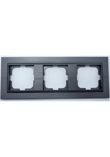 Ovivo Quantum Manyetik Gri Üçlü Çerçeve - 10 Adet