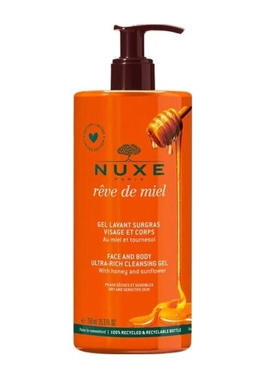 Nuxe Reve De Miel Bal Özlü Yüz ve Vücut Yıkama Jeli 750 ML