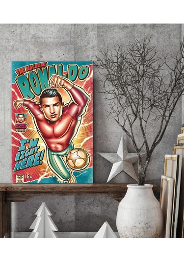 Cristiano Ronaldo Ahşap Tablo 8mm