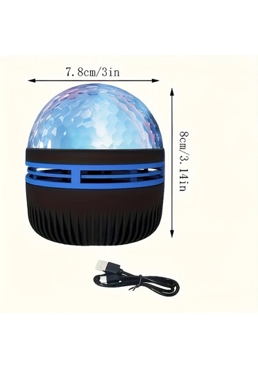 Honeybeeshop Uzaktan Kumandali Yildizli Gece İsigi Projektoru Siyah 7 Renk Ayarlanabilir Usb Guc Kaynagi Yatak Odasi Ve Oturma Odasi Dekorasyonu İcin Gokyuzu Temali Aydinlatma 1 Bilgisayar Siyah