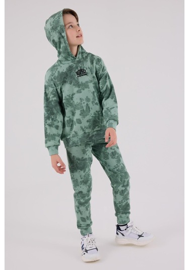 Rolypoly Erkek Çocuk Eşofman Takımı Yeşil-1727 Yeşil