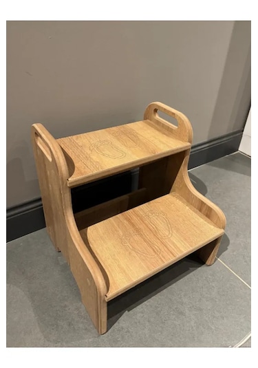 Montessori Basamak Tabure Çocuk Banyo Wc Lavabo Merdiven Yükselti