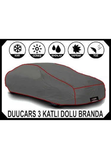 3 Katlı Dolu Darbe Koruyucu Mercedes E250 Araba Brandası Oto Branda Araba Çadırı
