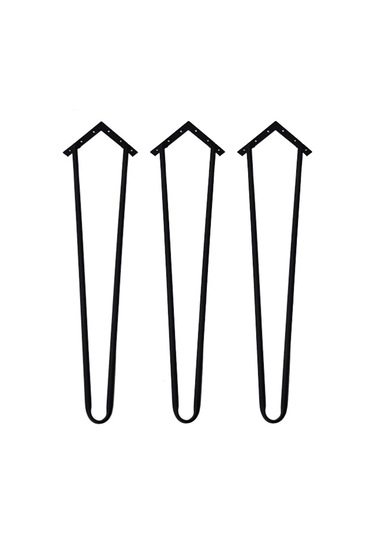 Grandehome Talya 3 Lü Set Ahşap Ve Kütük Sehpa Metal Firkete Ayak