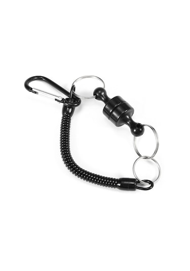 Lixada 6 Adet Manyetik Bırakma Tutucu Bobin İpi Karabina Y18081 Siyah