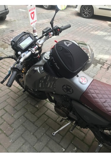 Motosiklet Mıknatıslı Ve Omuz Askılı Depo Üstü Çanta Topbox