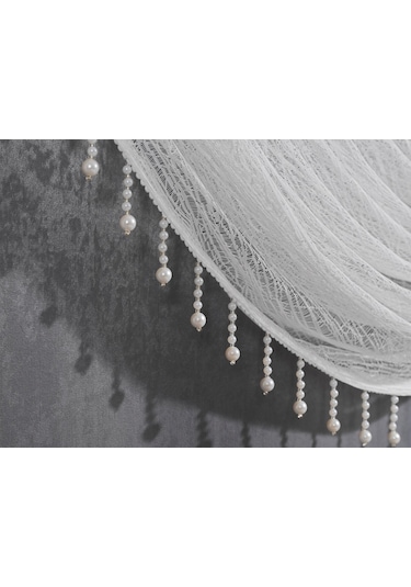 Salon Perdesi Kruvaze Tül Perde Dökümlü Gösterişli Tül Perde (382507529)