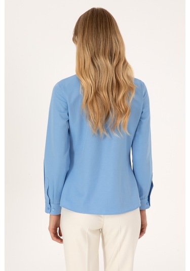 U.s. Polo Assn. Kadın Açık Mavi Gömlek Basic 50316711-vr003 Acık Mavı
