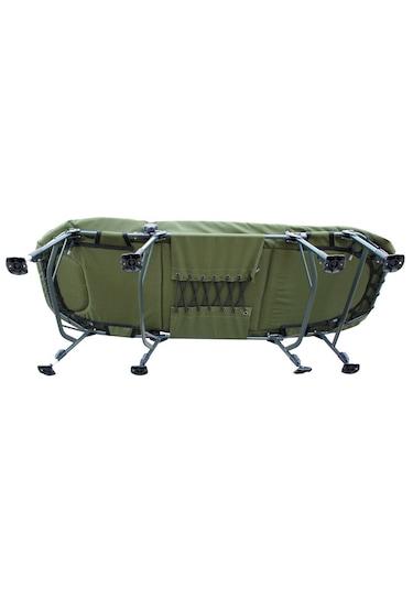 Bauer Spandex 3d Bedchair 8 Ayaklı Kampet Haki - Siyah