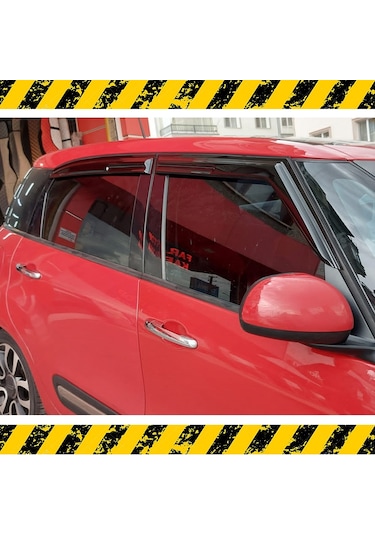 Fiat 500L Mügen Cam Rüzgarlığı 2012-2018 Arası 4 Lü Takım