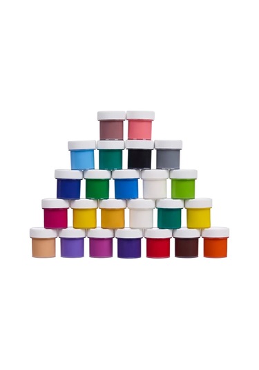 Komus 24 Renk Guaj Boya, 10 Ml 151815574 Beyaz