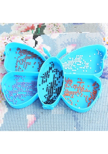 Suntek Elmas Resim Sergisi Tepsi Düzenleyici Temizlemeye Uygun