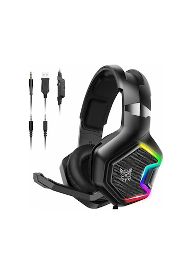 Onikuma K10 Pro RGB Kulak Üstü Oyuncu Kulaklığı