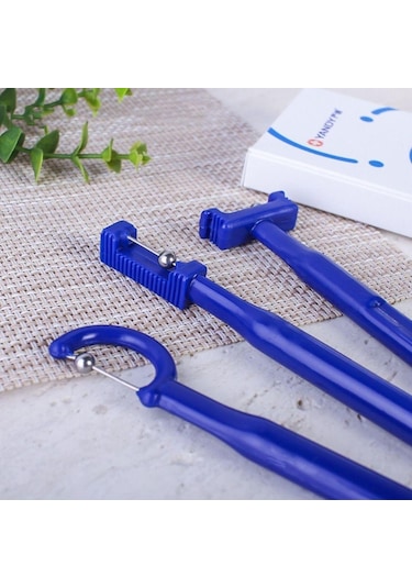 Mavi Çocuklar Çocuk Dil Ucu Egzersiz Seti Dil Eğitim Araçları Oral Kas Gücü Terapisi Konuşma Aracı