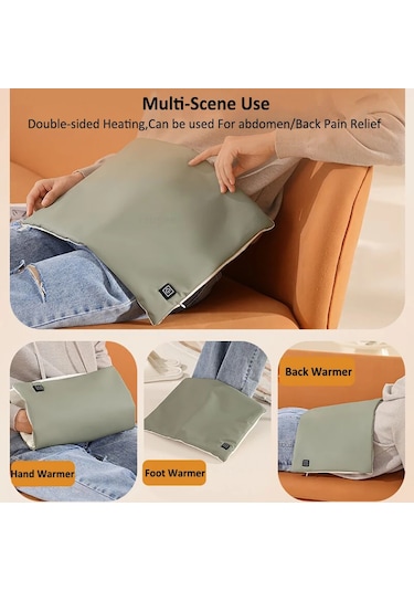 Şarj Edilebilir Elektrikli El Isıtıcı Usb Isıtma Pedi 3 Seviyeli