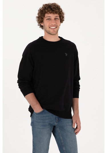 U.S. Polo Assn. Erkek Sweatshirt - Siyah 50313752-VR046