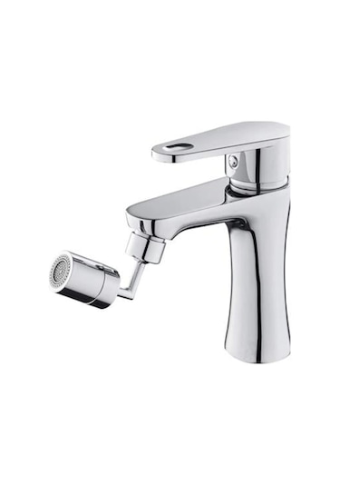 720 Derece Dönebilen 4 Filtreli Tüm Musluk Tipleri İle Uyumlu Montaj Aparatlı Musluk Başlık