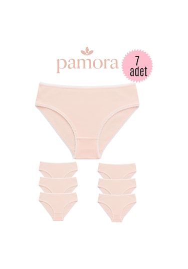 Kadın Külot Slip Külot Pamuklu Likralı-pmr60 SOMON