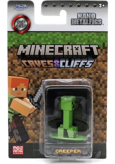 Minecraft Nano Tekli Metal Figür Creeper