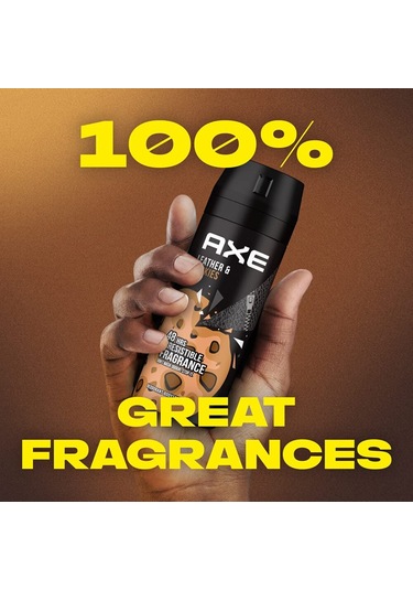 Axe Leather Cookies Erkek Sprey Deodorant 150 ML x 3