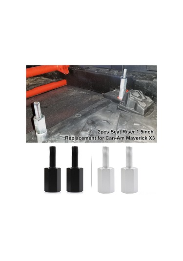 Aubyhe Can Am X3 İçin Alüminyum Alloy Siyah Koltuk Yükseltici 2 Adet