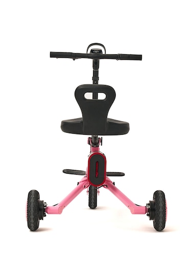 İgofor 3 Tekerlekli Katlanabilir Elektrikli Oturulabilir Scooter Pembe