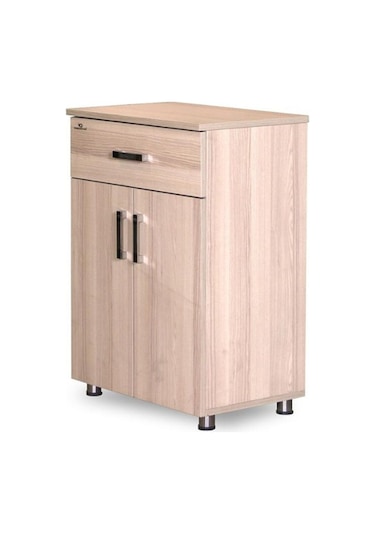 Çok Amaçlı Set Altı Dolap Beyaz Erik 60x60 Cm Hard Parlak Suntal