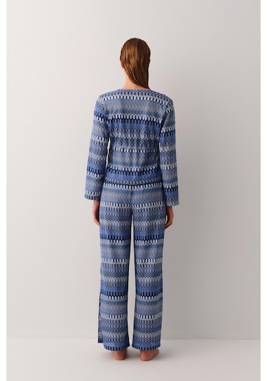 Suwen Wave Plaj Gömleği Sba25550944 Cam Göbeği Baskılı Çok Renkli