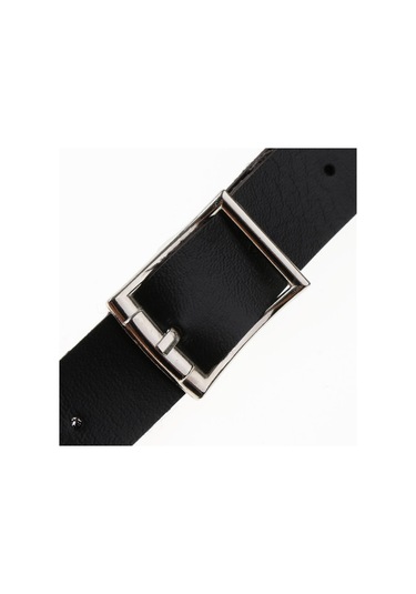 Suntek Kadın Pu Deri Koşum Jartiyer Kemer Ayarlanabilir Bel Siyah