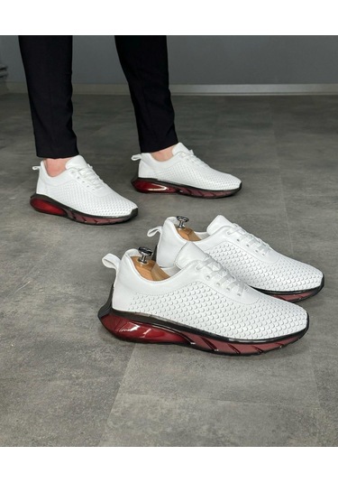 Luiz Paulo %100 Hakiki Deri Ortopedik Erkek Yürüyüş Casual Balon Taban El Yapımı Spor Ayakkabı Beyaz Luiz Paulo %100 Hakiki Deri Ortopedik Erkek Yürüyüş Casual Balon Taban El Yapımı Spor Ayakkabı Beyaz
