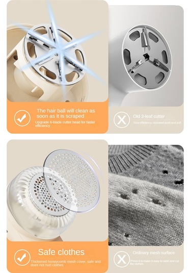 Dijital Ekranlı Profesyonel Şarjlı Kumaş Tıraş Makinesi - B