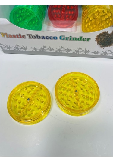 Plastik Tutunöğütücü Grinder /2Parça-55Mm