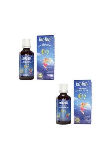 Baybay Night Bitkisel Damla 2 x 50 ML