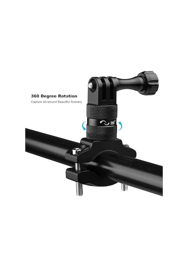 Yifomall 360 Dönebilir Alüminyum Bisiklet Kamera Tutucu - Gopro, Sjcam, Djı Osmo Uyumlu