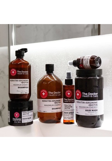 The Doctor Keratin & Arginine & Biotin Onarıcı Saç Maskesi 295 Ml