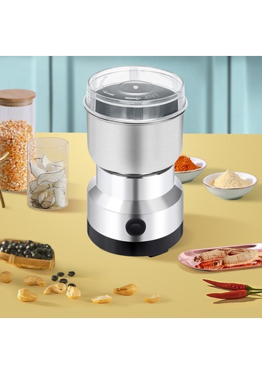 Xindoker Ev İçin Elektrikli Küçük Değirmen - Kahve, Baharat, Tahıl, Kuruyemiş, Evcil Hayvan Yemi Öğütücü - 360 Tam Öğütme - Ayarlandırabilir Süre - Avrupa Standartı 220v Çok Renkli