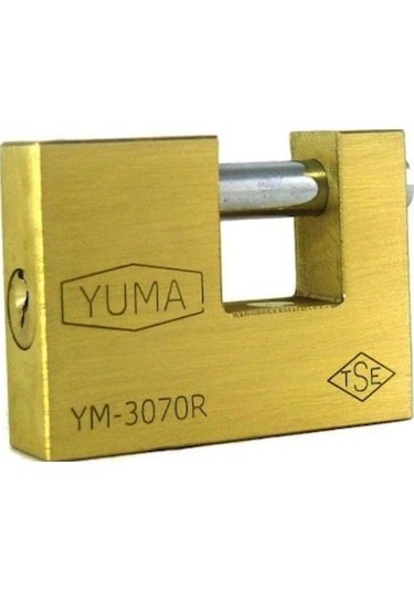 Kayar Milli Pirinç Asma Kilit 70 Mm.