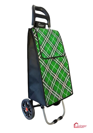 58a Pazar Arabası Plus Büyük Tekerli Yeşil