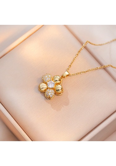 Bayan Kolye: Moda Estetiği Titanyum Çelik Kolye No.346 Çok REnkli