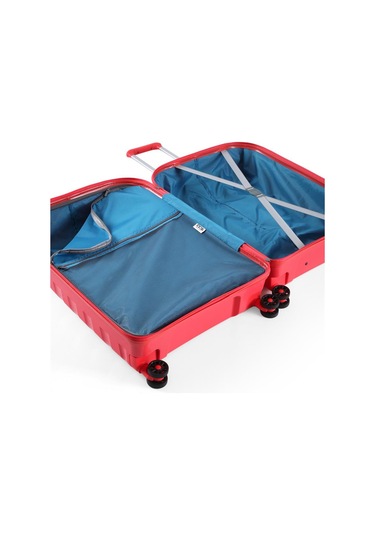 Ççs 5263 Polipropilen Kabin Boy Valiz Kırmızı