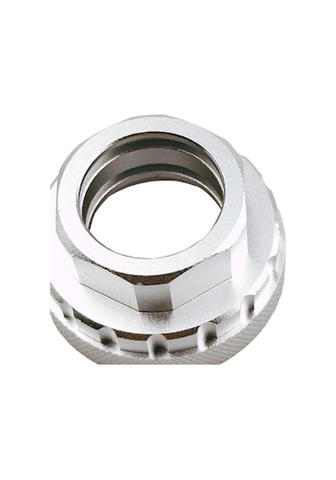 Suntek Shimano Için Bisiklet Alt Braket Kurulum Anahtarı Gümüş