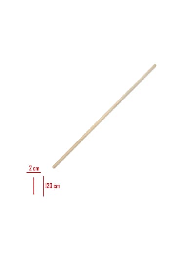 Ahşap Fırça Sapı Çam 120 Cm