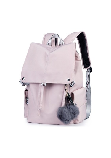 Lebıhmurah Wbp1685 Kadın Sırt Çantaları Kız Öğrenci Çantası Usb Şarj Jakı Okul Çantaları Kadın Genç Seyahat Çantası Pembe Çok Renkli